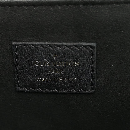 Louis Vuitton Grained Calfskin Lockme Oxford Black 6 of 9