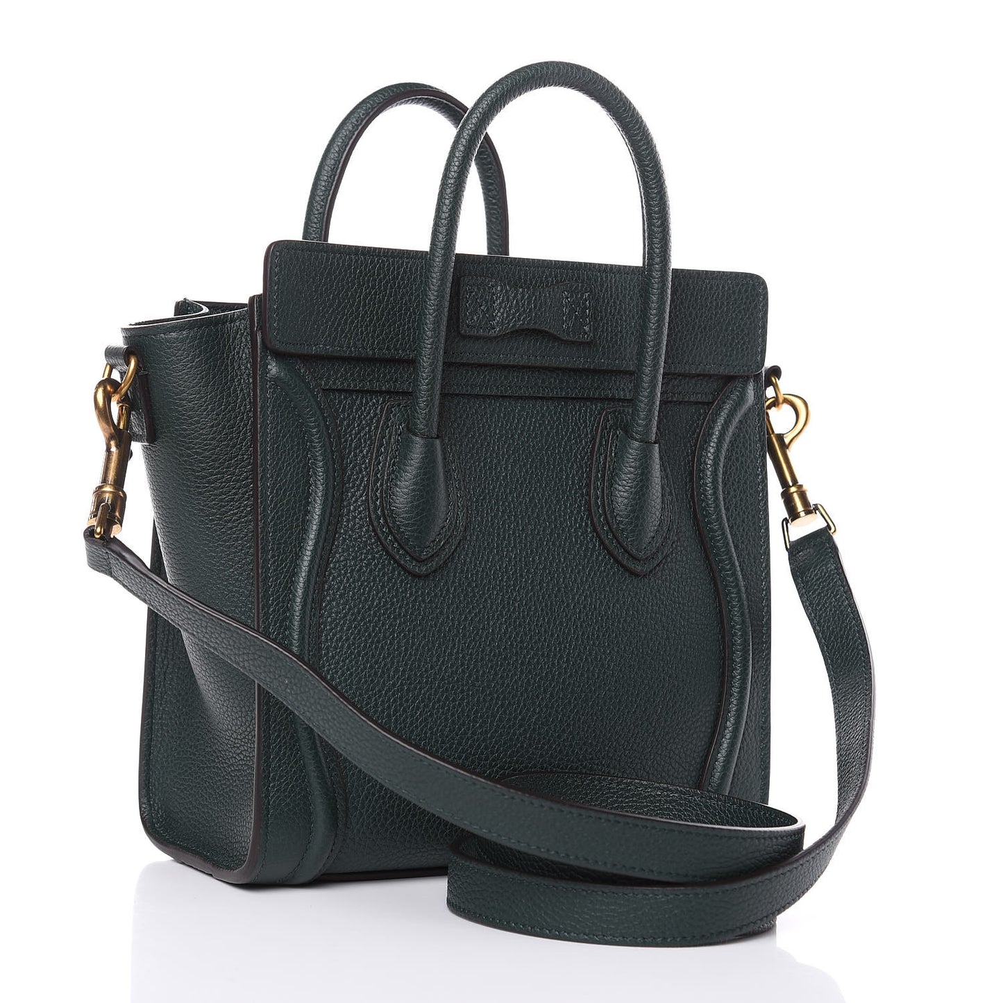 Drummed Calfskin Nano Luggage Amazone