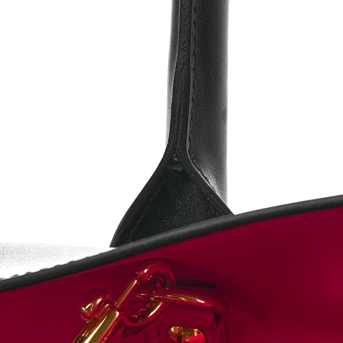 Calfskin Small Sac De Jour Black Fuchsia