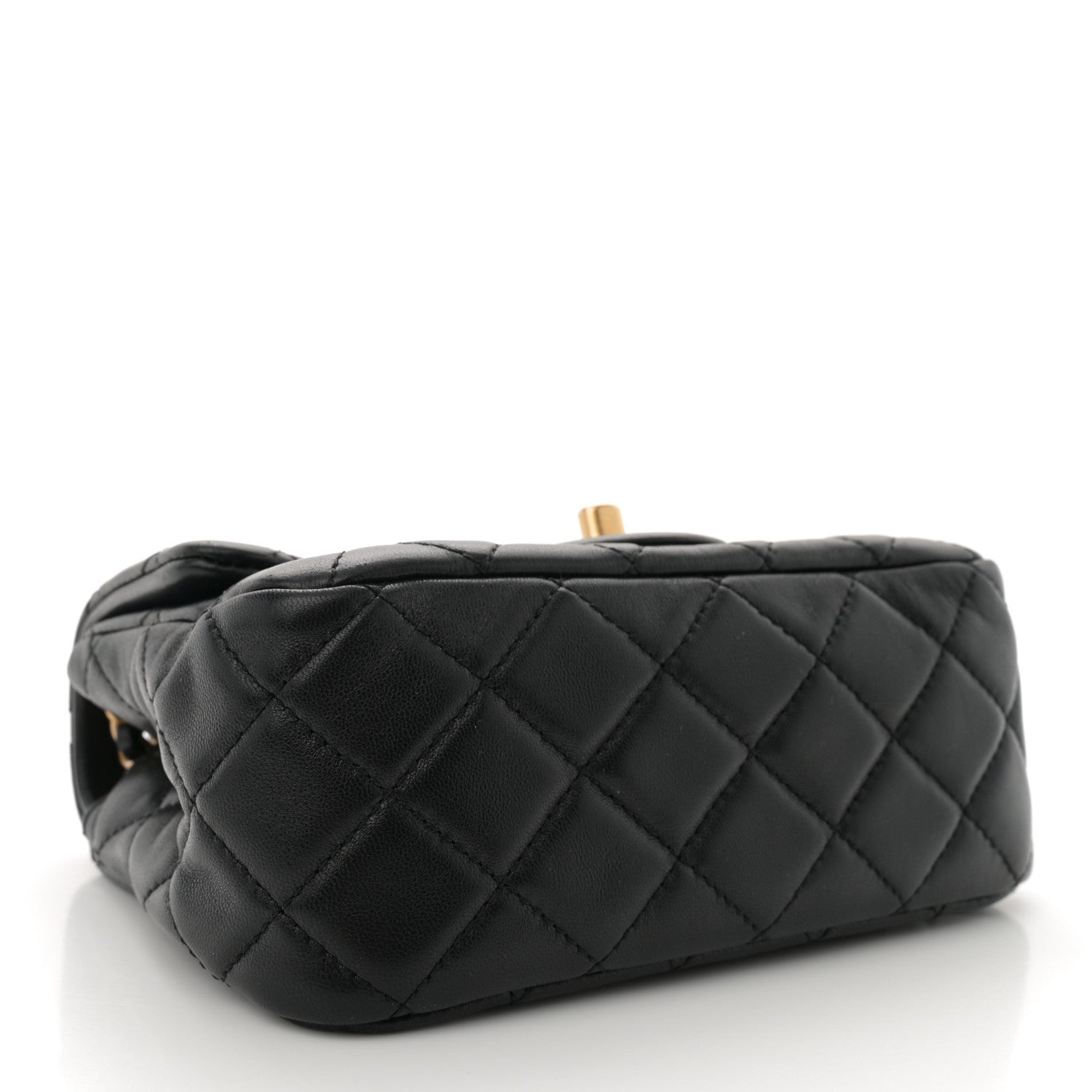 Chanel Lambskin Quilted Mini Pearl Crush Flap Black 4 of 11