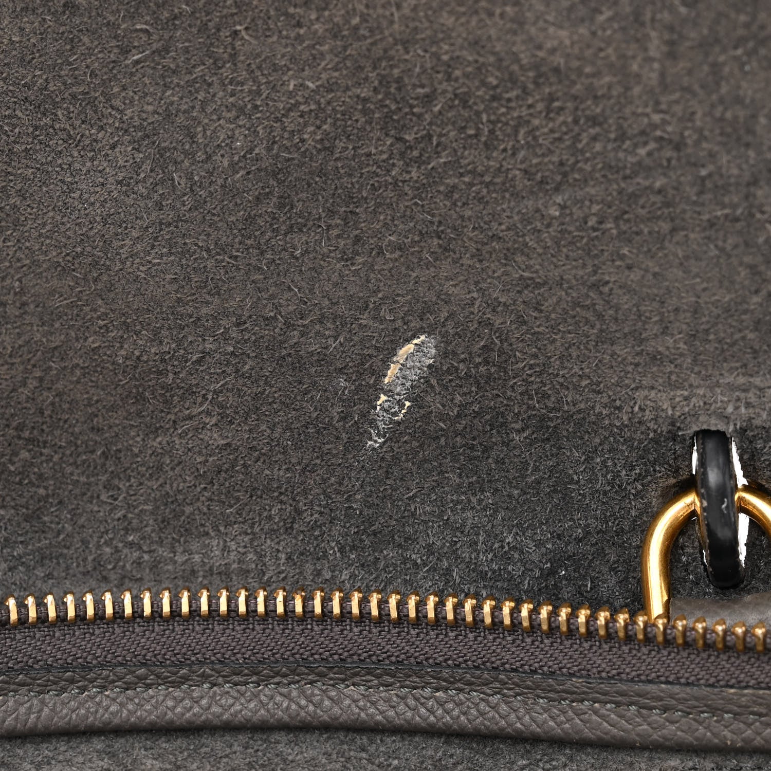 Celine Grained Calfskin Micro Belt Bag Grey 17 of 21