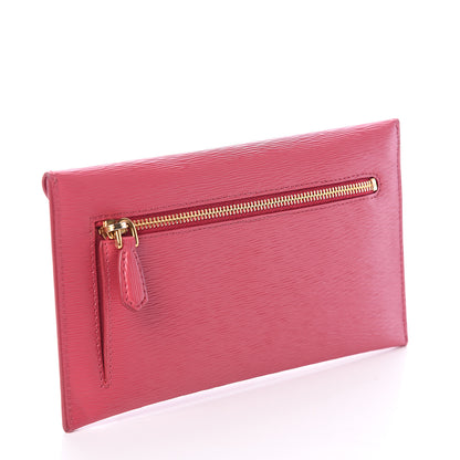 Prada Vitello Move Envelope Wallet Peonia 2 of 5