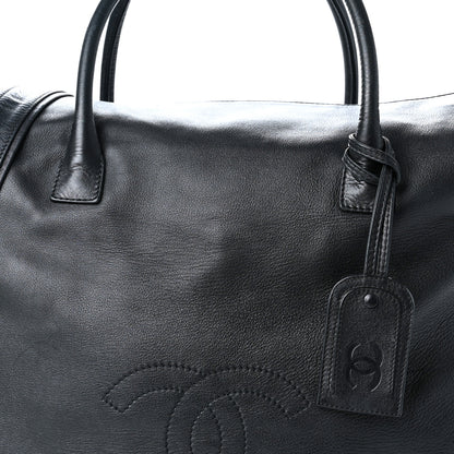 Chanel Lambskin Timeless CC Duffle Bag Black 8 of 17