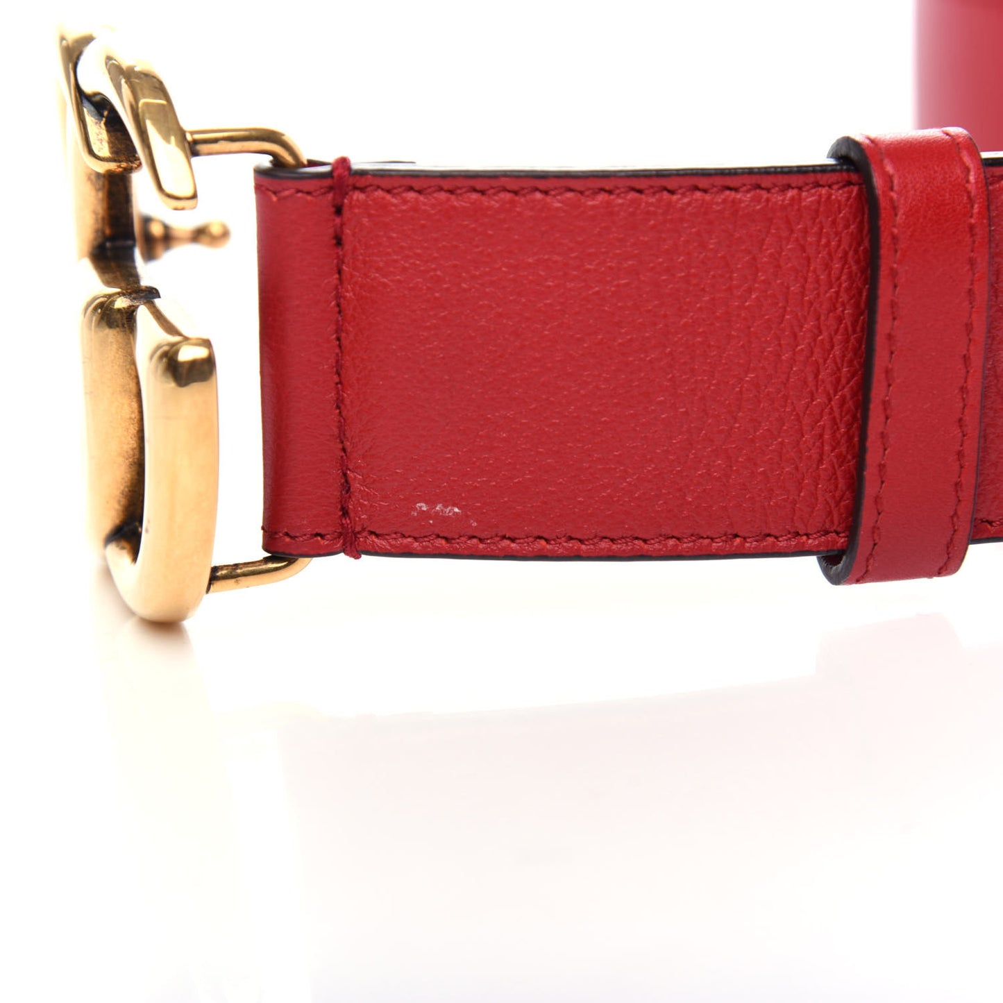 Calfskin Double G 40mm Belt 85 34 Red