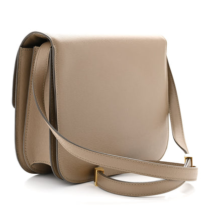 Celine Liege Calfskin Medium Classic Box Flap Bag Taupe 3 of 13