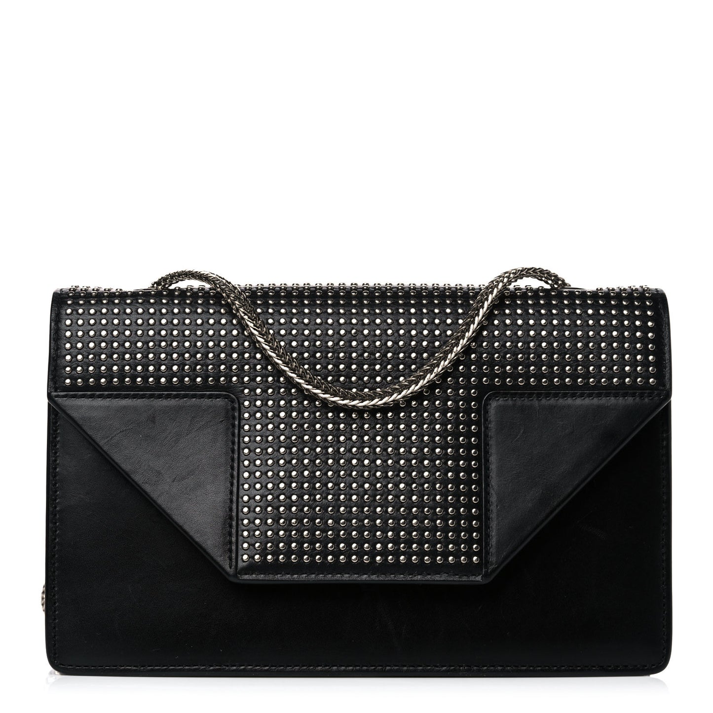 Calfskin Studded Medium Betty Black