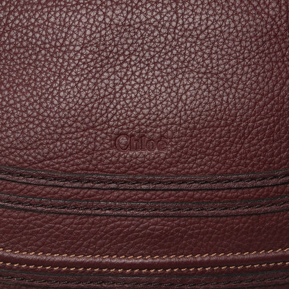 Chloe Calfskin Medium Marcie Satchel Burgundy 10 of 11