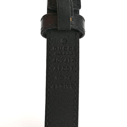 Gucci Calfskin Double G 20mm Belt 90 36 Black 3 of 7