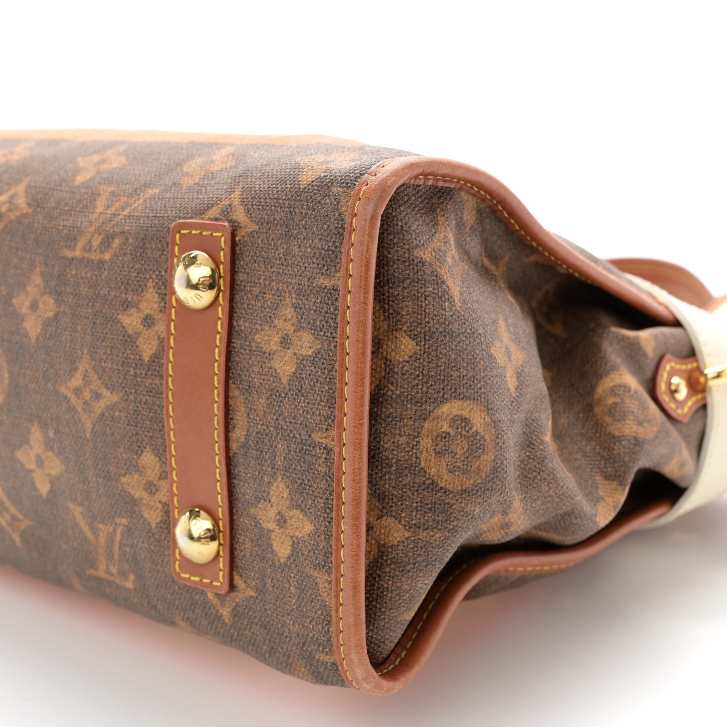 Monogram Rayures Tisse Sac PM
