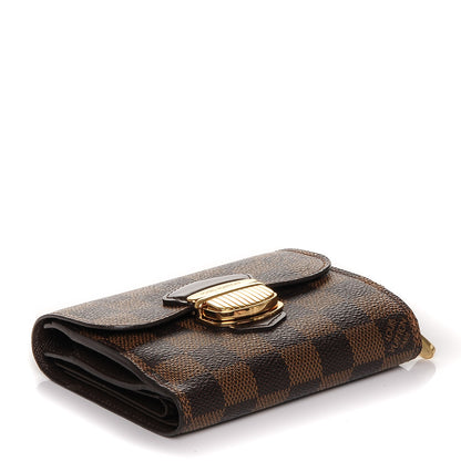 Louis Vuitton Damier Ebene Joey Wallet 4 of 7
