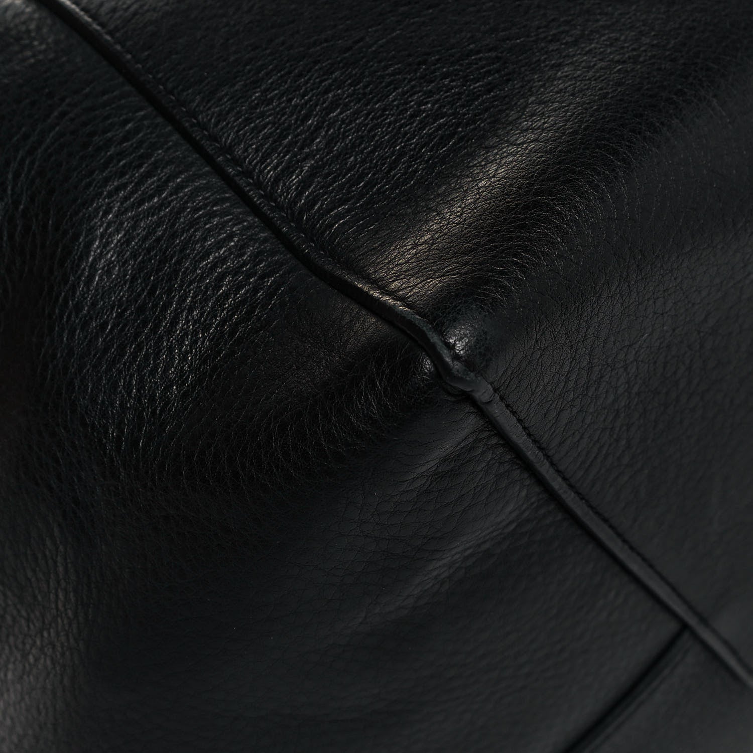 Celine Soft Grained Calfskin Small Belt Cabas Phantom Black 9 of 18