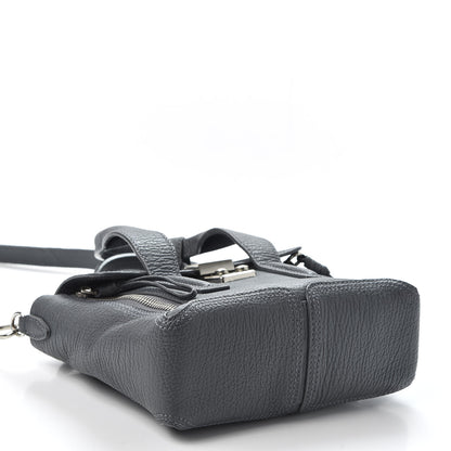 3.1 Phillip Lim 3.1 Textured Calfskin Mini Pashli Satchel Storm 3 of 10