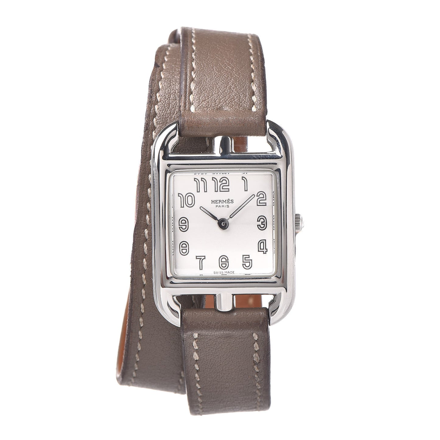 Stainless Steel Swift 23mm Cape Cod Double Tour Quartz Watch Etoupe
