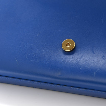 Saint Laurent Smooth Calfskin Medium Classic Monogram Kate Tassel Satchel Royal Blue 9 of 14