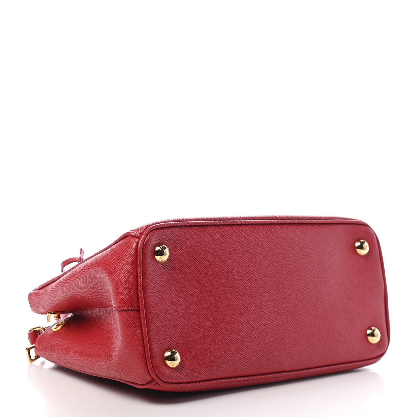 Saffiano Small Galleria Double Zip Tote Fuoco