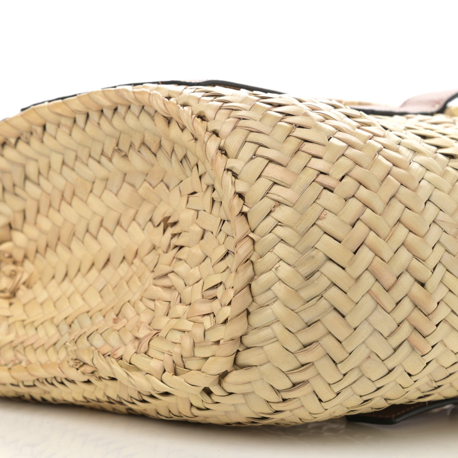 Loewe Raffia Small Basket Tote Bag Natural Tan 10 of 11