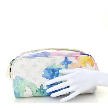 Louis Vuitton Monogram Watercolor Dopp Kit Toilet Pouch Multicolor 2 of 11