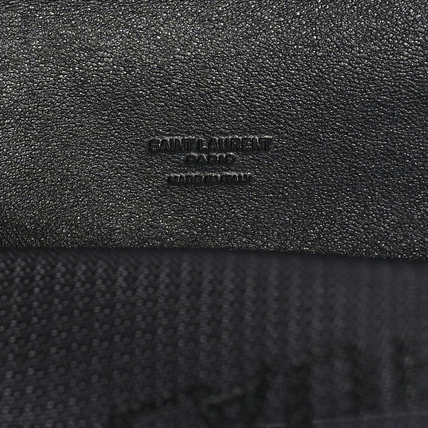 Mesh Patent Rive Gauche Tote Black