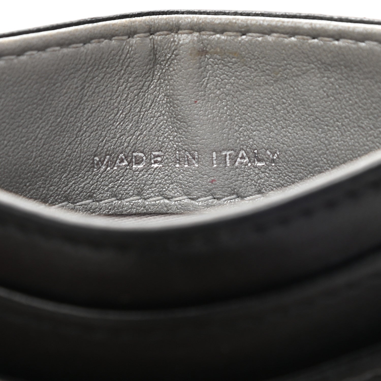 Chanel Lambskin Camellia Embossed Card Holder Black 7 of 8