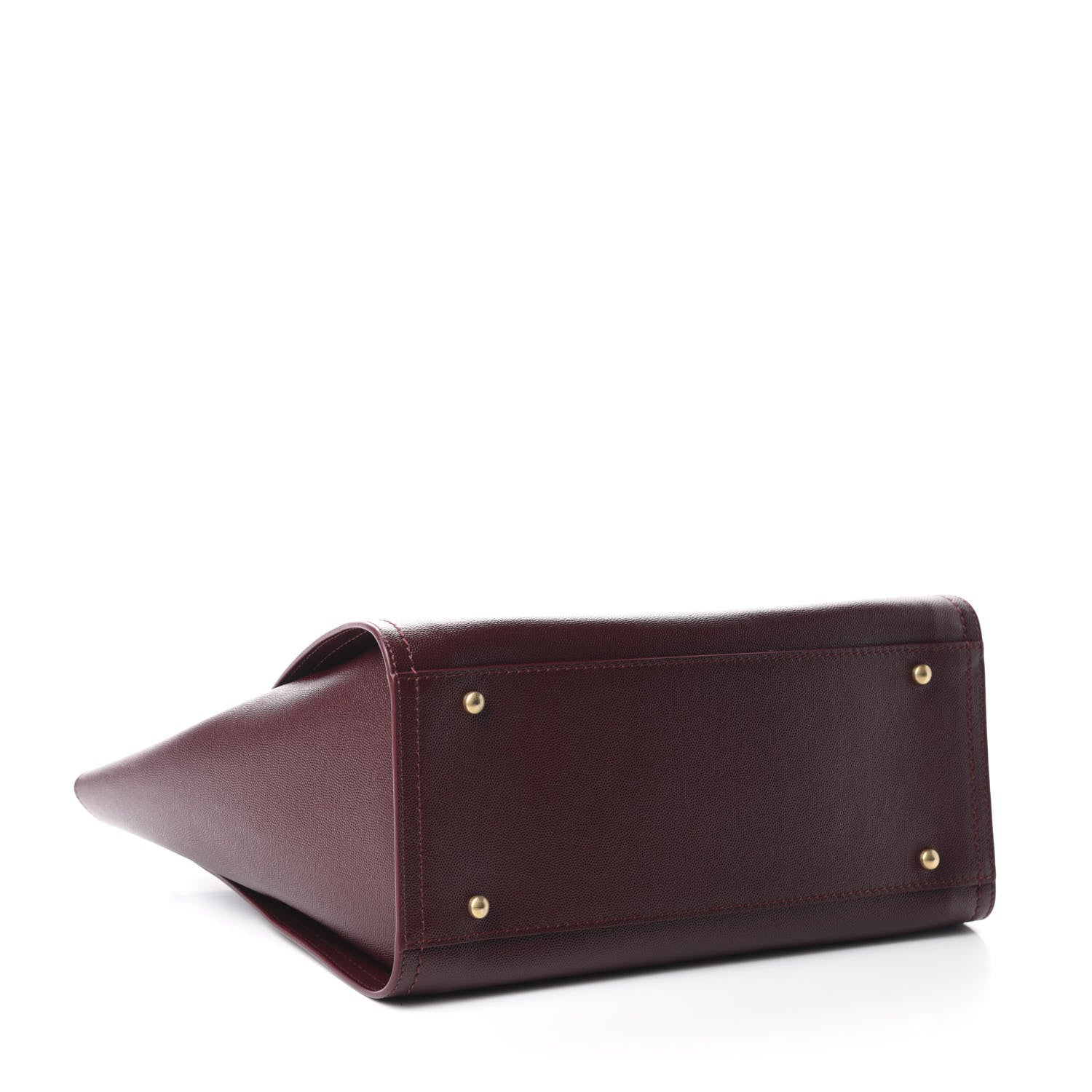 Chanel Caviar Small Studded Deauville Tote Burgundy 4 of 11