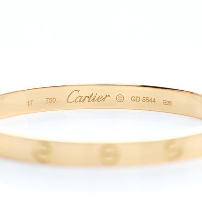 Cartier 18K Yellow Gold LOVE Bracelet 17 3 of 3