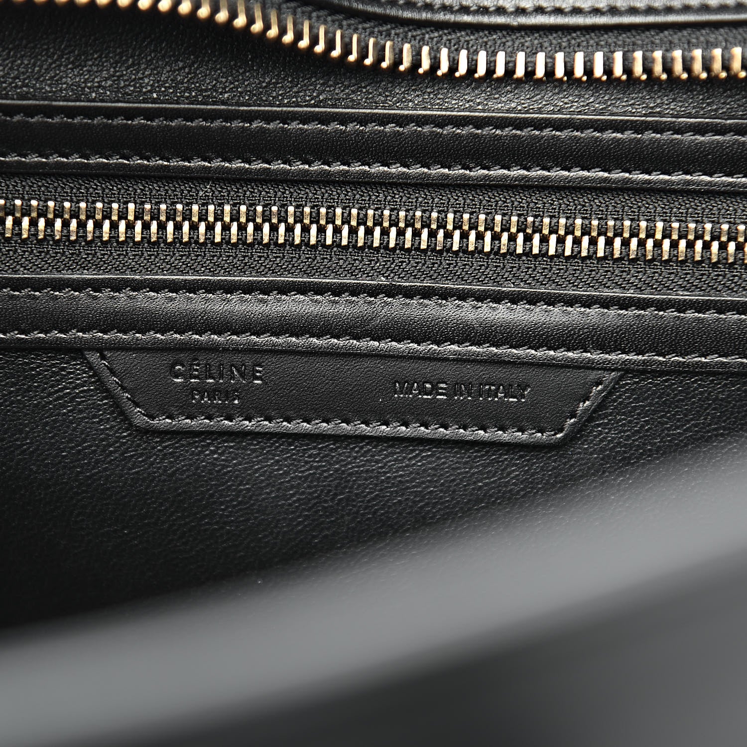 Celine Felt Smooth Calfskin Micro Tri-Color Luggage Brown Black 6 of 9