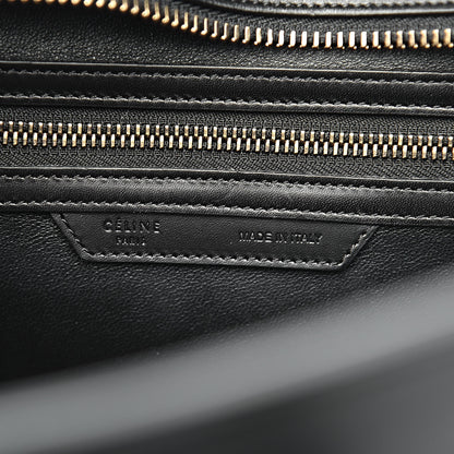 Celine Felt Smooth Calfskin Micro Tri-Color Luggage Brown Black 6 of 9