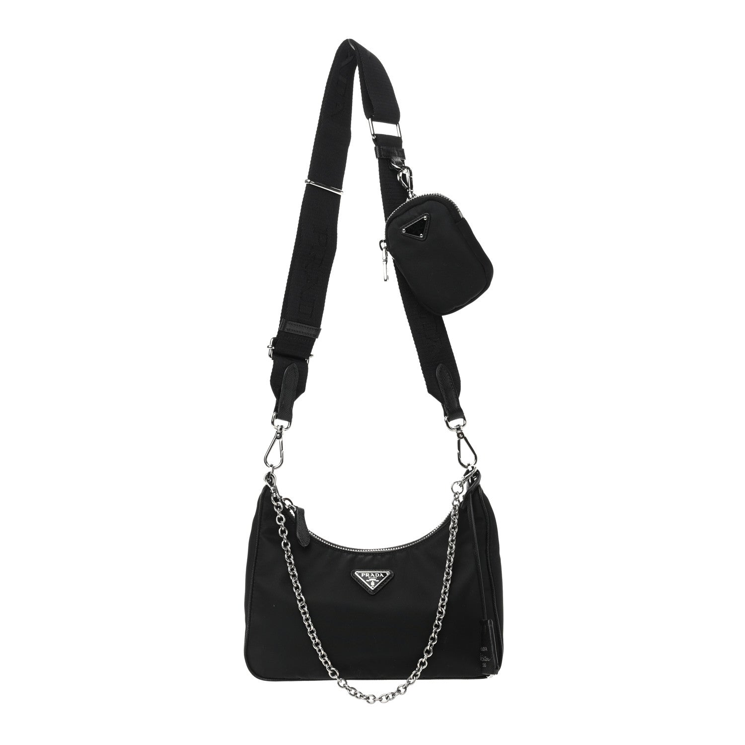 Prada Nylon Re-Edition 2005 Shoulder Bag Black 1 of 10