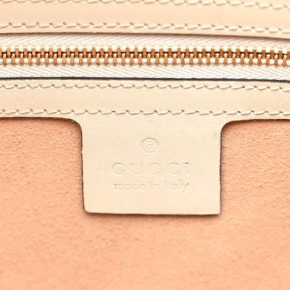 Gucci GG Supreme Monogram Medium Padlock Tote White 6 of 12