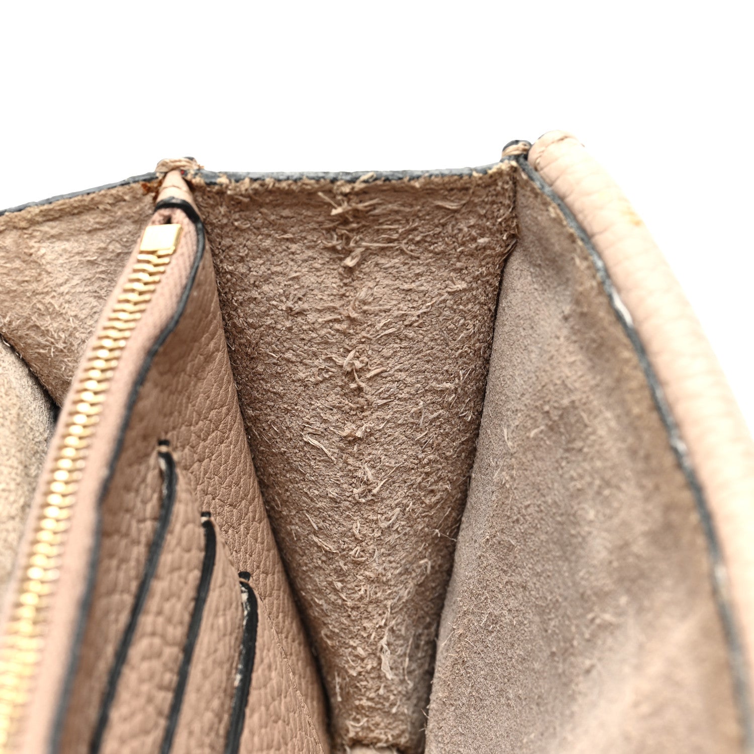 Valentino Garavani Pebbled Calfskin Rockstud Wallet On Chain Poudre 12 of 12