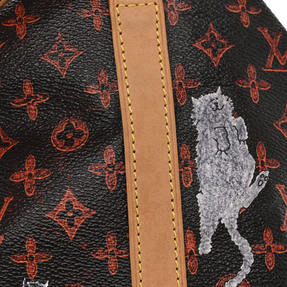 Louis Vuitton Catogram Speedy Bandouliere 30 Marron 15 of 15
