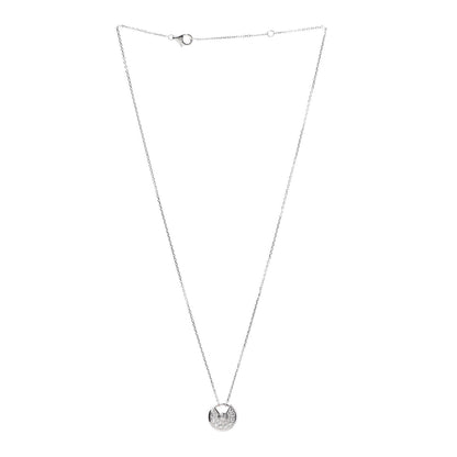 Cartier 18K White Gold Diamond XS Amulette de Pendant Necklace 3 of 5