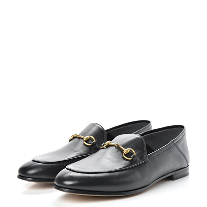 Gucci Lambskin Womens Brixton Horsebit Loafers 40 Black 3 of 8