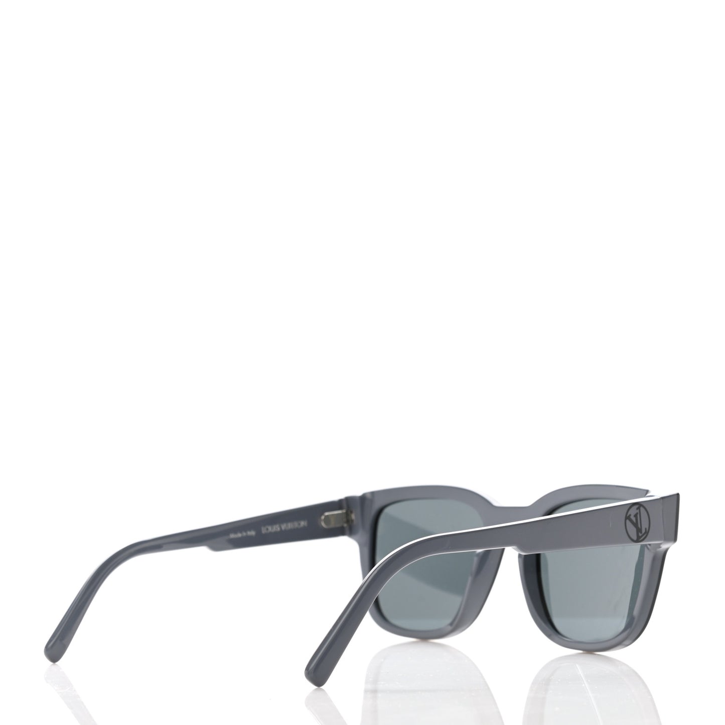 Acetate Outerspace Square Sunglasses Z1093W Black Grey