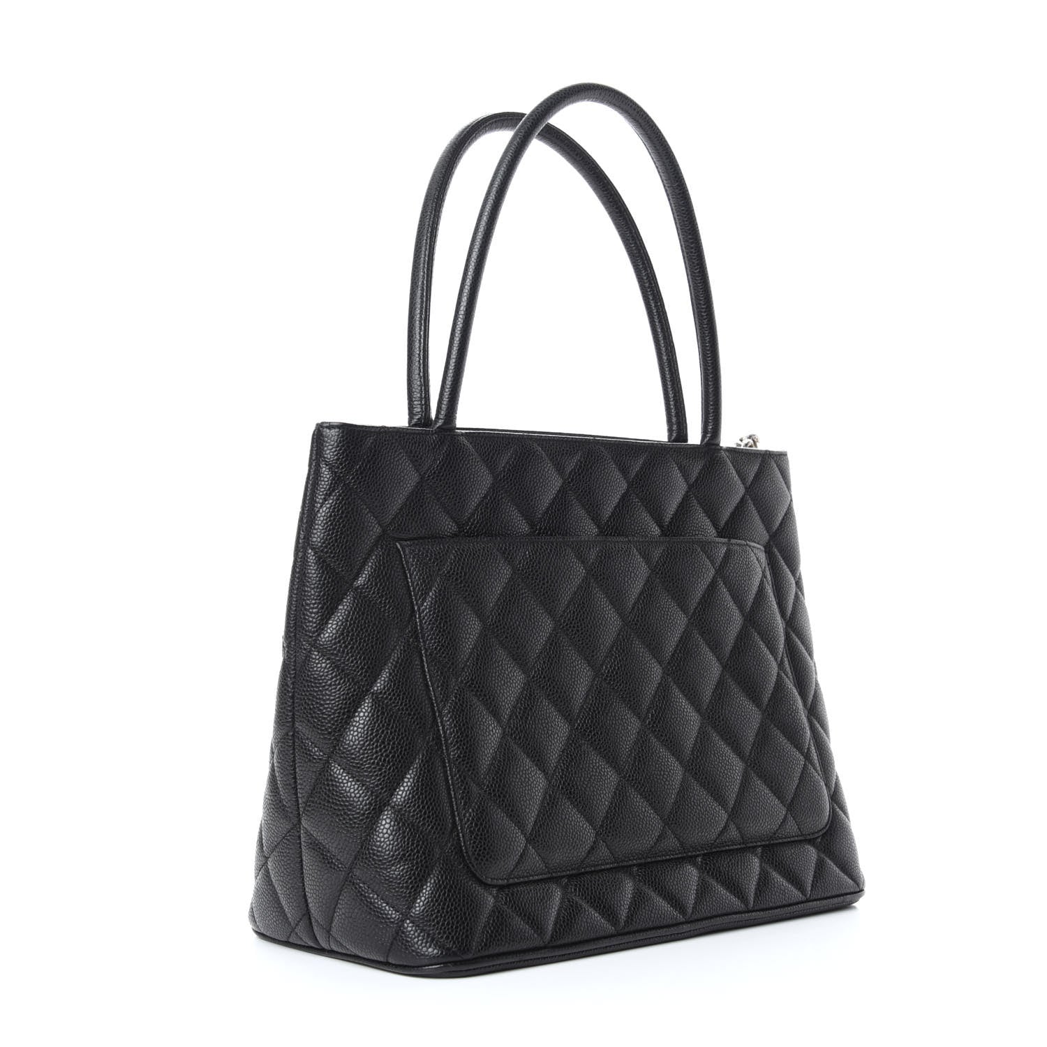 Chanel Caviar Quilted Medallion Tote Black 3 of 9