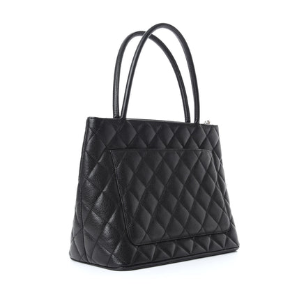 Chanel Caviar Quilted Medallion Tote Black 3 of 9