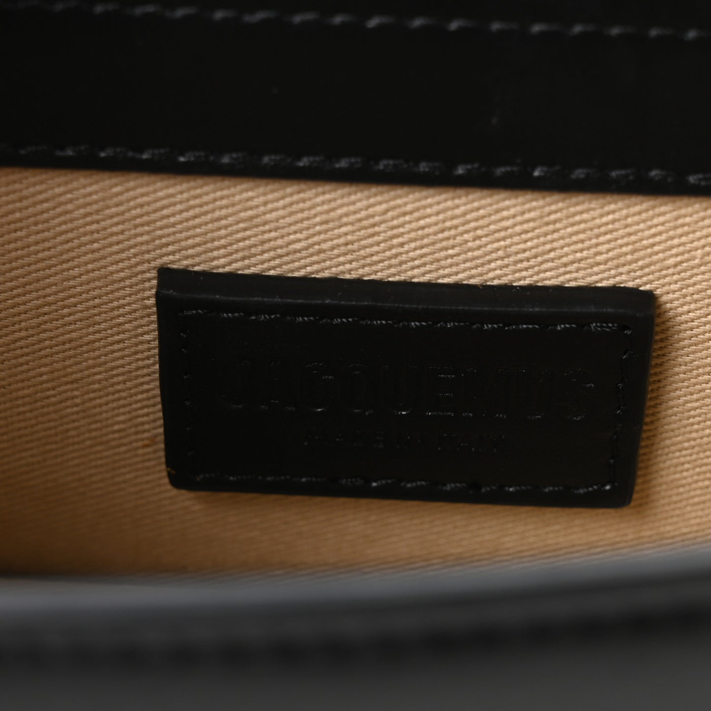 Smooth Calfskin Le Bambino Black