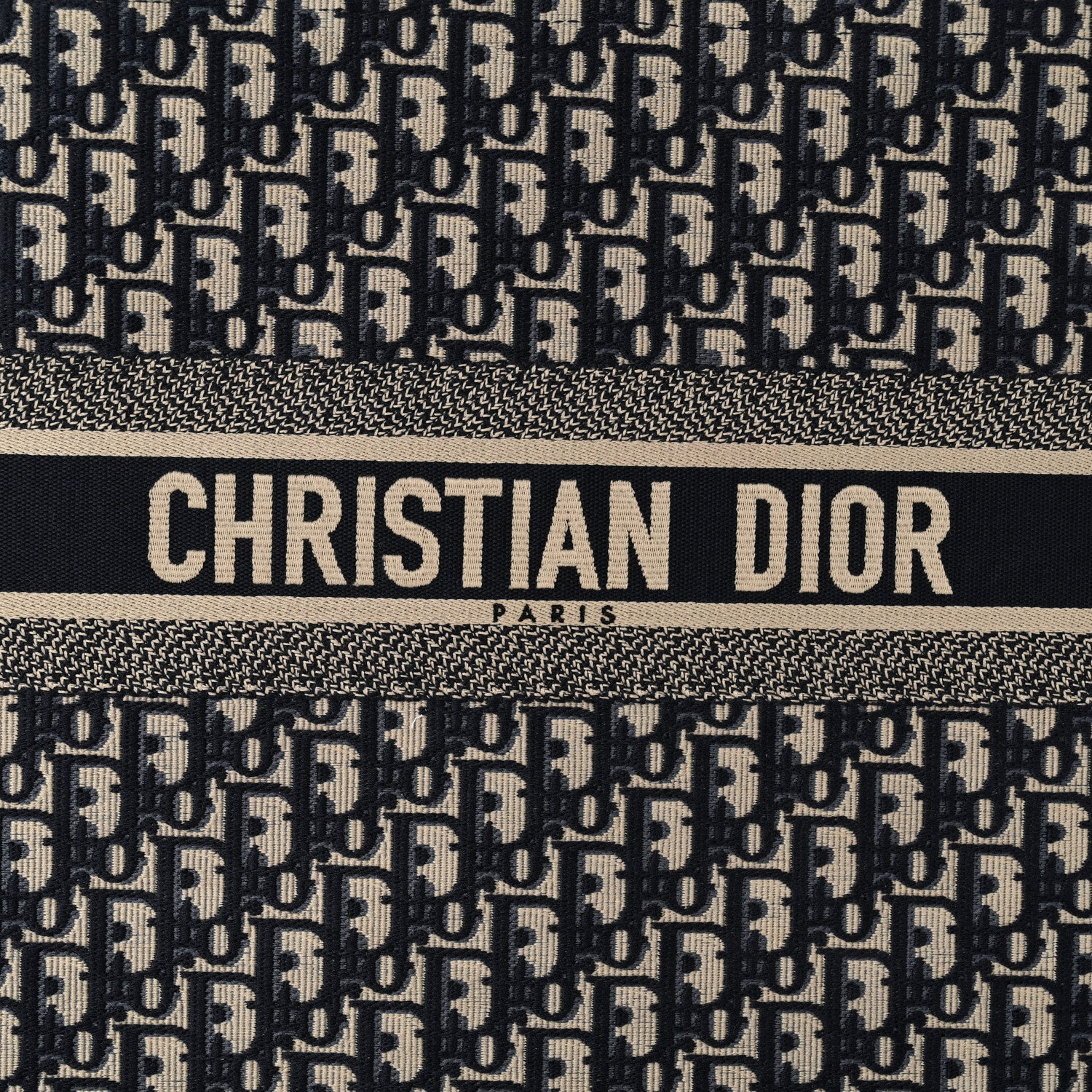 Christian Dior Oblique Large Book Tote Blue Multicolor 8 of 10