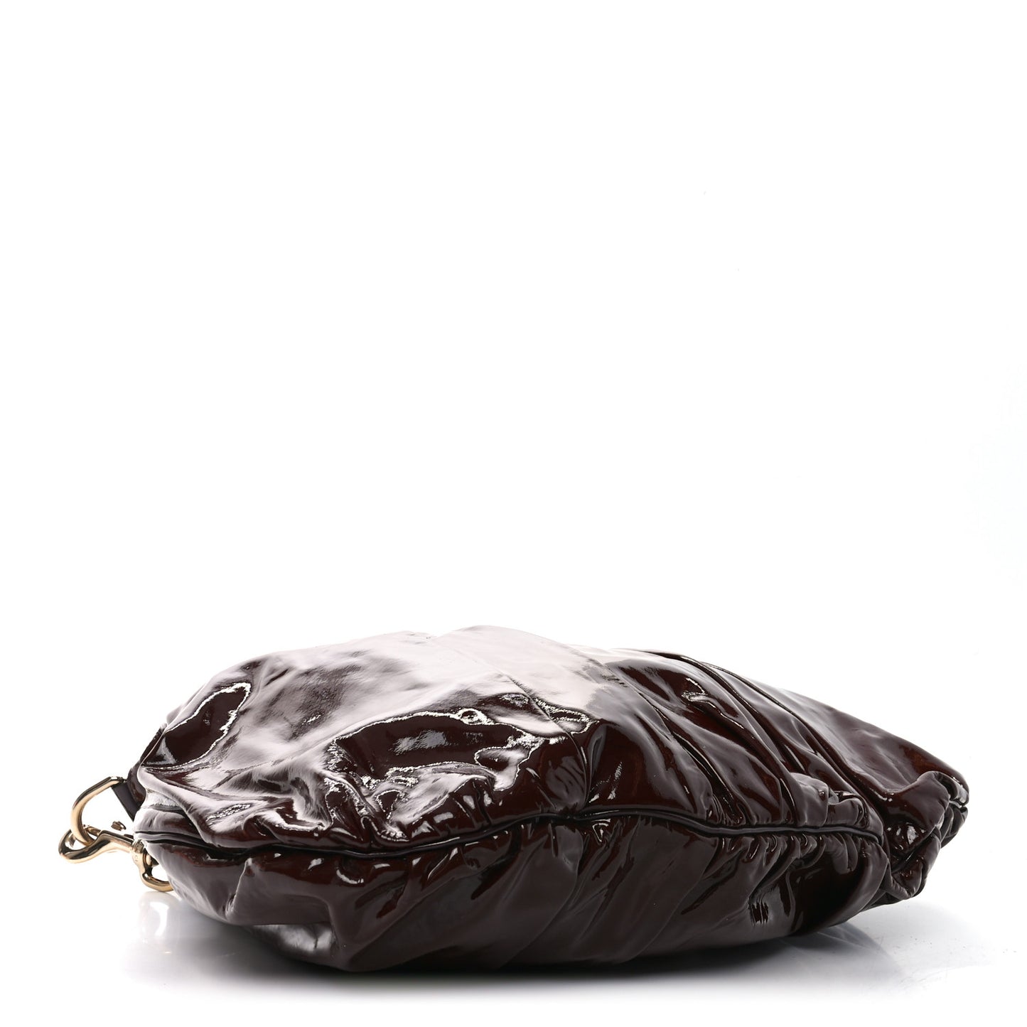 Patent Medium Hysteria Top Handle Bag Bordeaux