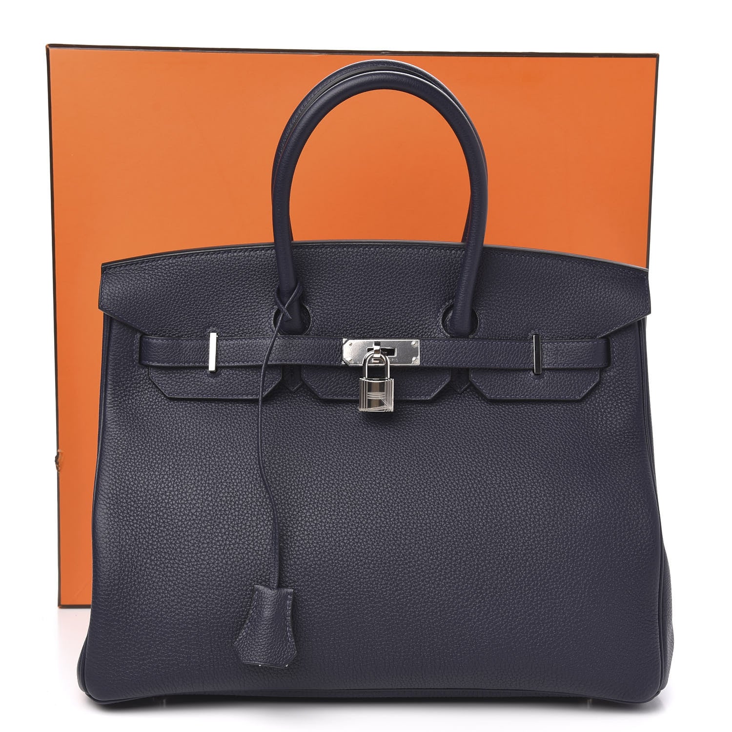 Hermes Togo Birkin 35 Bleu Nuit 11 of 11