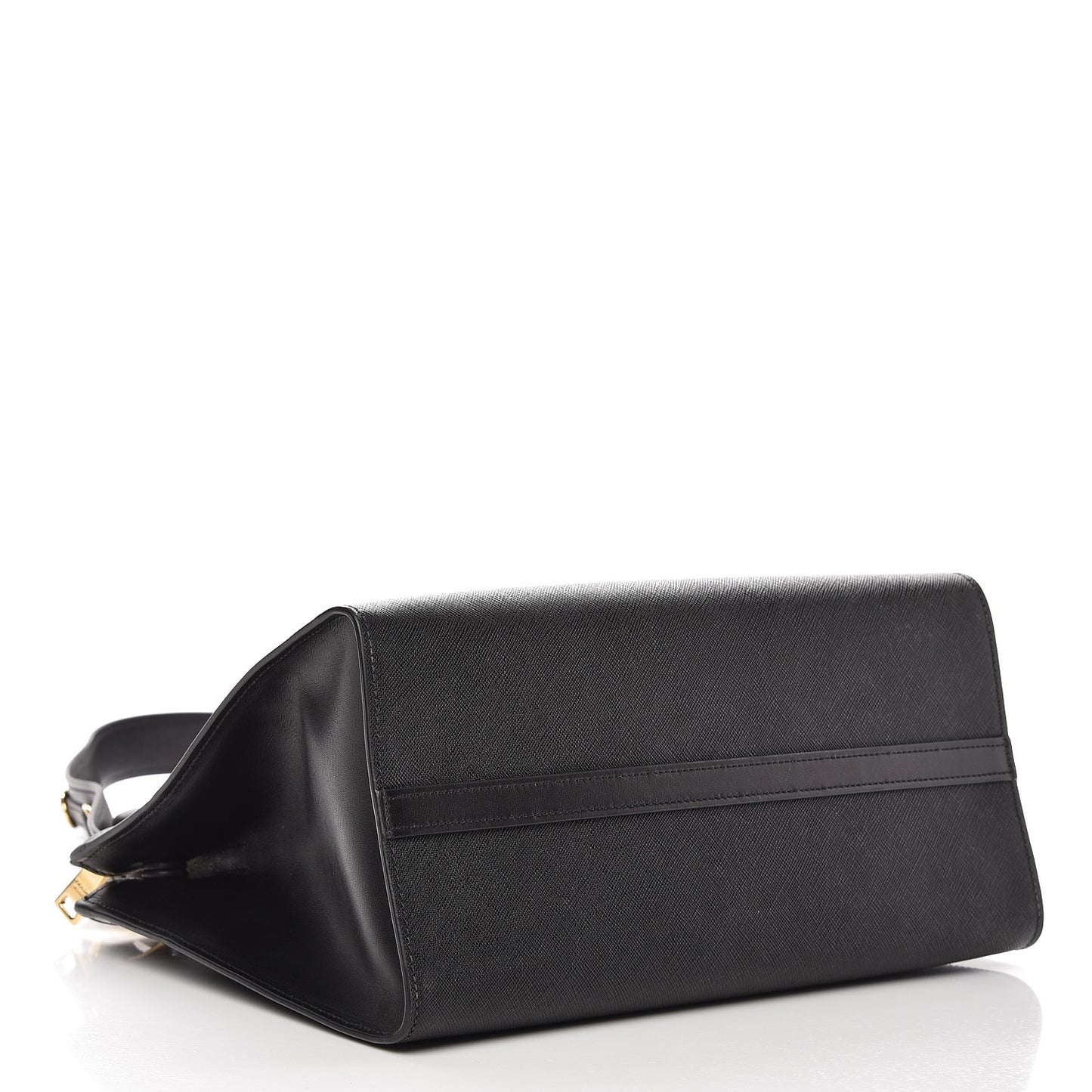 Saffiano City Calfskin Paradigme Bag Black