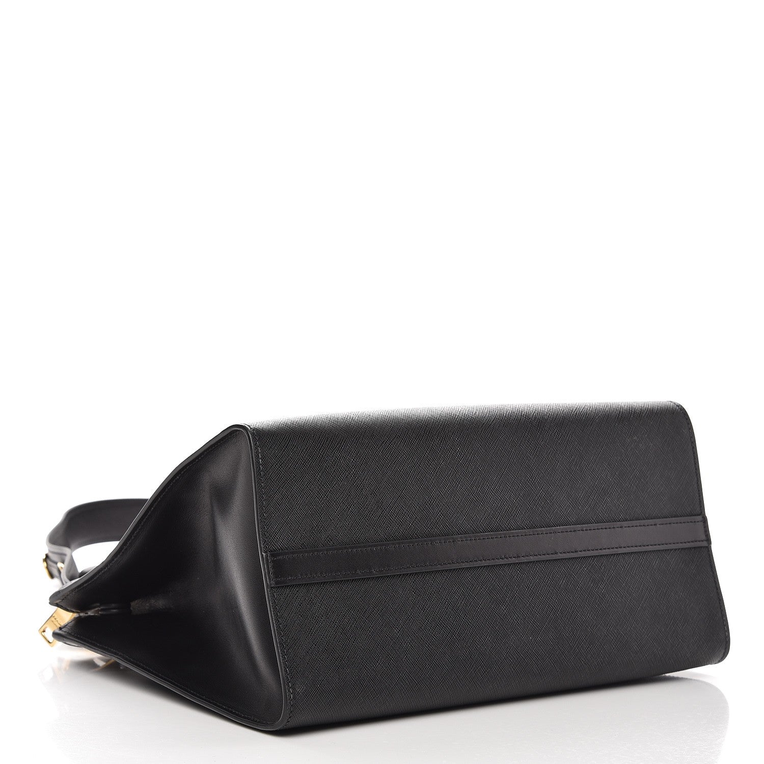 Prada Saffiano City Calfskin Paradigme Bag Black 5 of 9