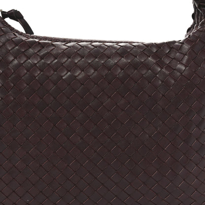 Bottega Veneta Nappa Intrecciato Medium Veneta Hobo Dark Red 9 of 11