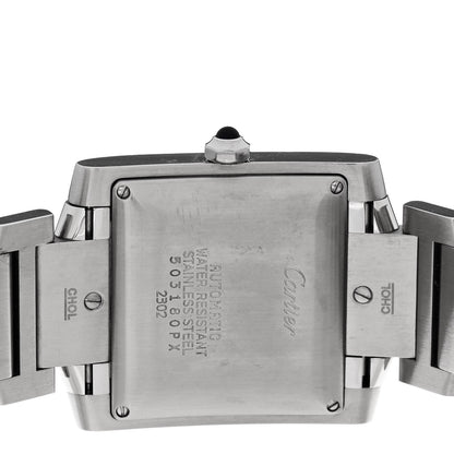Cartier Stainless Steel 28mm Tank Francaise Automatic Watch 4 of 4