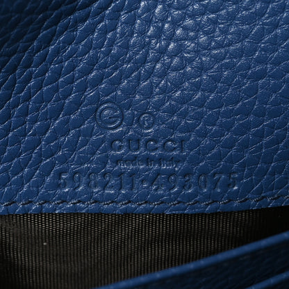 Gucci Pebbled Calfskin Soho Wallet on Chain Caspian 6 of 8