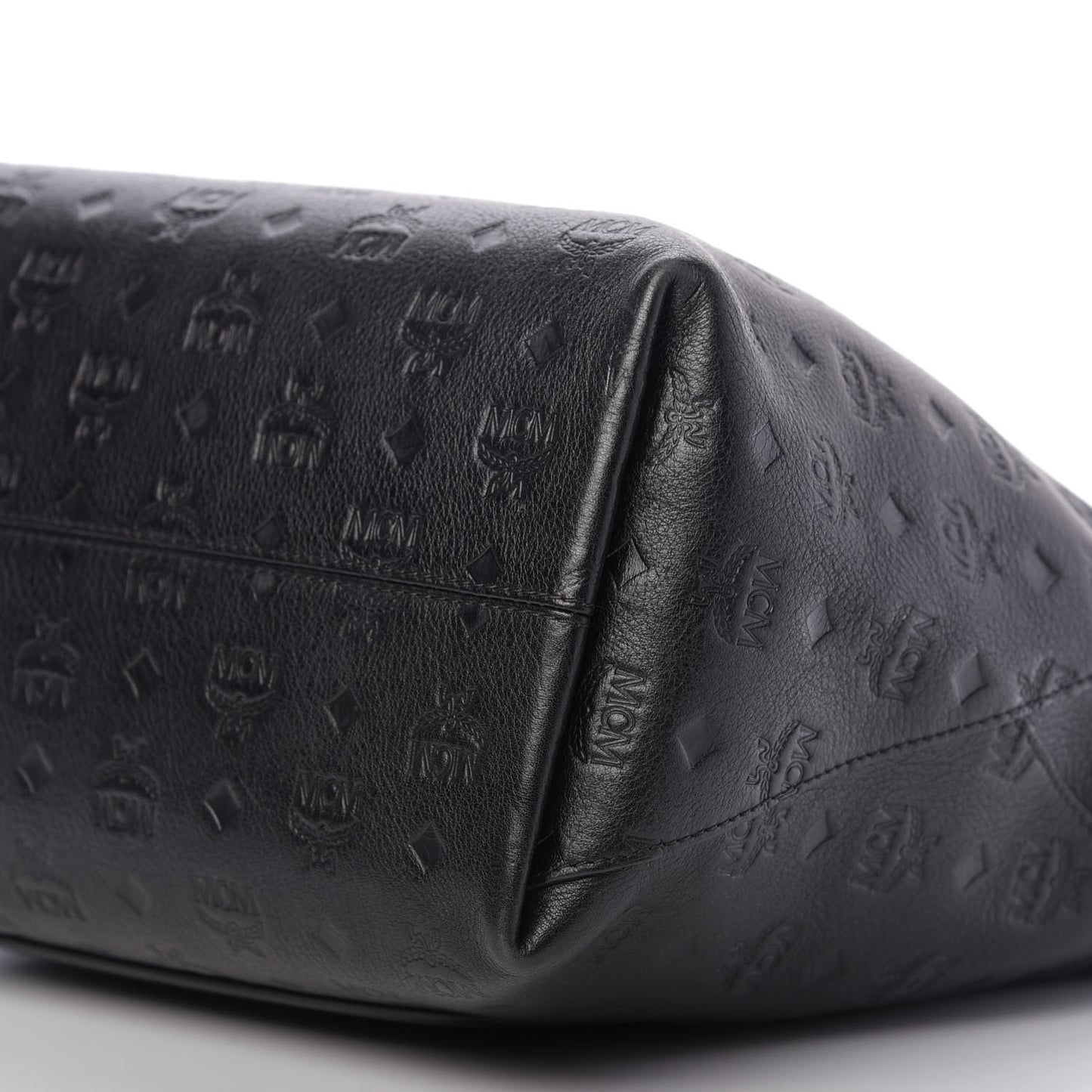 Grained Calfskin Large Klara Hobo Black