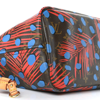 Louis Vuitton Monogram Jungle Dots Neo Neverfull MM Coquelicot Denim 9 of 13