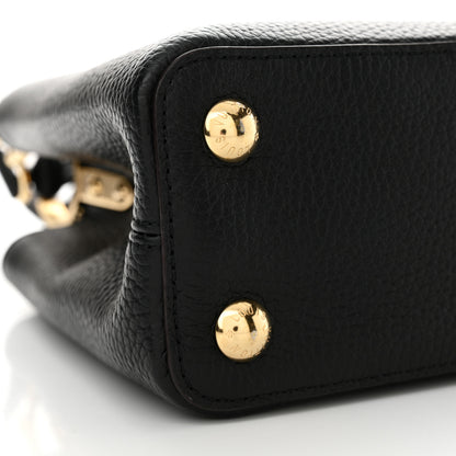 Louis Vuitton Taurillon Capucines BB Black 8 of 10