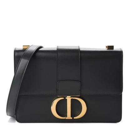 Christian Dior Smooth Calfskin 30 Montaigne Flap Bag Dark Green 1 of 9