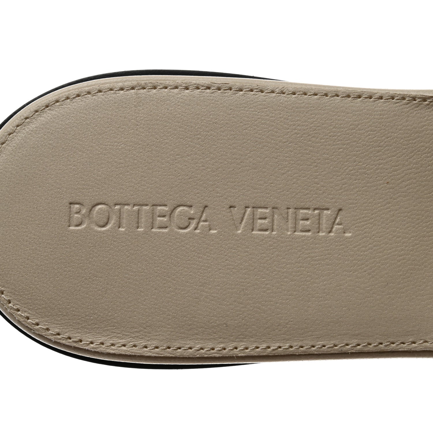 Bottega Veneta Nappa Quilted Rubber Lido Flat Sandals 40 Sea Salt 6 of 7